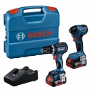 보쉬 브러쉬리스 충전콤보세트 GDR18V-220C & GSB18V-90C (18V/5.0Ah) 2팩세트