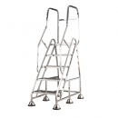 오성마이더스 스테인리스 이동식 하중고정식 사다리 MLS-1200HS