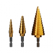 세신 TIN코팅 스텝드릴 (직선형) 육각생크 S 시리즈