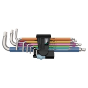 WERA 멀티컬러 스테인리스 육각렌치세트(3950/9) 05022669001 (9pcs)