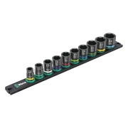WERA 자석레일 임팩소켓세트(9607) 05005451001 (10pcs)