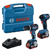 보쉬 브러쉬리스 충전콤보세트 GDR18V-220C & GSB18V-90C (18V/5.0Ah) 2팩세트